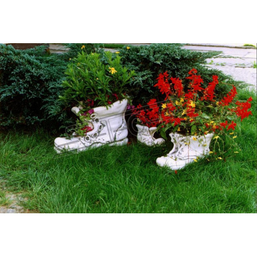 Blumenkübel Pflanz Kübel Dekoration Figur Natur Blumentöpfe Garten Vasen