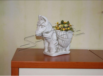 Blumenkübel Pflanz Kübel Dekoration Figur Vasen Blumentöpfe Natur Garten