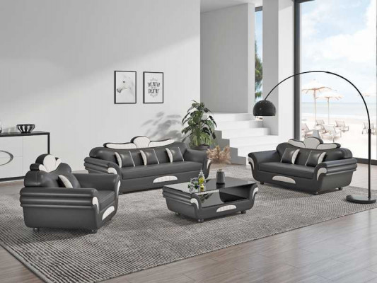 Couchgarnitur Sofagarnitur Ledersofas Sofa Komplette 3tlg Sofas Braun