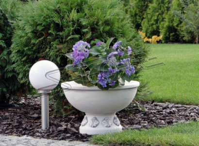 Blumenkübel Pflanz Kübel Dekoration Garten Vasen Natur Figur Blumentöpfe