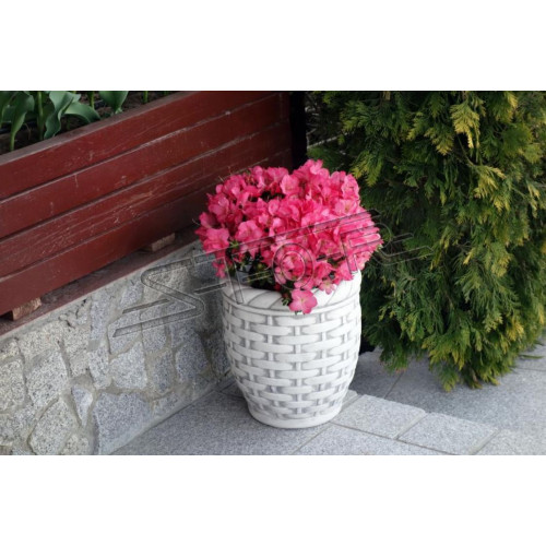 Blumenkübel Pflanz Kübel Dekoration Vasen Figur Natur Garten Blumentöpfe