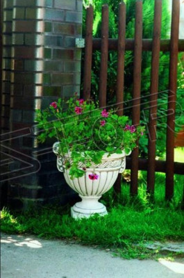 Blumenkübel Pflanz Natur Kübel Dekoration Figur Vasen Blumentöpfe Garten