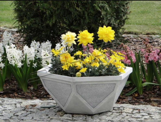 Blumenkübel Pflanz Natur Kübel Dekoration Garten Vasen Figur Blumentöpfe