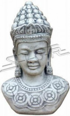 Buddha Skulptur Büste Große Skulptur für Garten und Wohnbereich