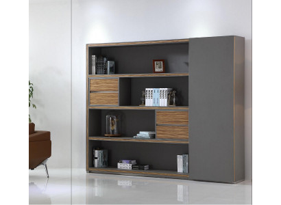 Büro Akten Regal Schrank Holz Regale Schränke Dekorative Office Wohnzimmer