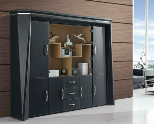 Büro Bücherschrank Aktenschrank Edle Luxus Möbel Schrank Deko Schränke