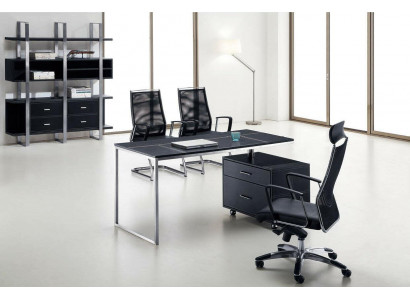 Büro Einrichtung Set 2tlg. Garnitur Schreibtisch Wandregal Tisch Regale