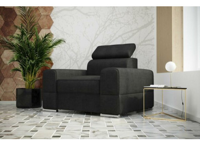 Design Luxus Chair Sessel Sofa 1 Sitzer Fernseh Lounge Chaise Sofa Leder Textil