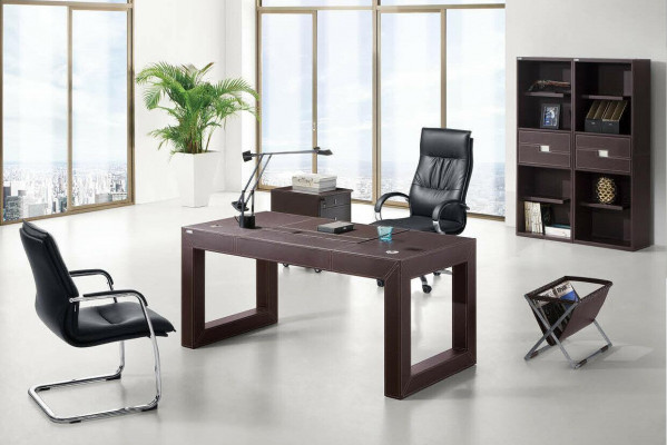 Design Luxus Möbel 2-tlg, Büro Set Schreibtisch und Aktenschrank Schränke