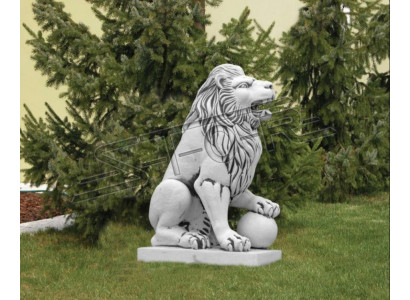 Edler Ritter Löwe Figur Statue Skulptur Figuren Skulpturen Garten