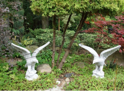 Figur Adler Garten Statue Dekorative Skulptur Skulpturen Figuren Statuen