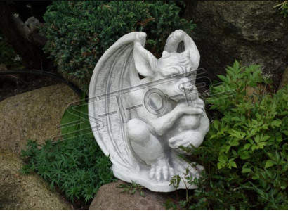Figur Skulptur Drachen Kind Garten Skulpturen Figuren Statuen