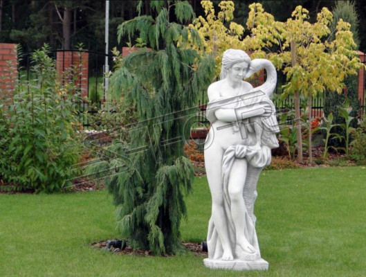 Frau 160cm Skulptur Design Figur Statue Garten Figuren Statuen