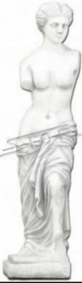 Frau 74cm Skulptur Design Figur Statue Garten Figuren Statuen