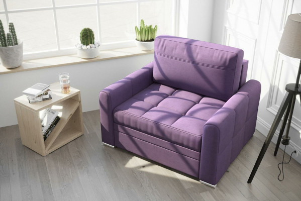 Luxus Fernseh Relax Chesterfield Club Sessel Lounge 1 Sitzer Stoff