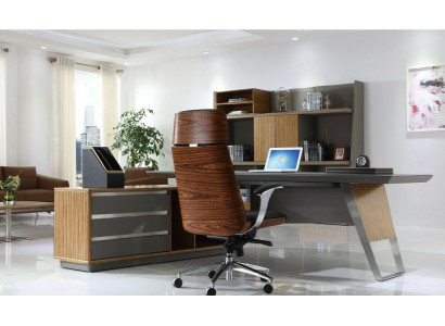 Moderne Büro Zimmer Set Office Einrichtung Komplett Deko Set Möbel Tisch