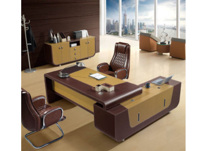 Moderne Büromöbel Ecke Schreibtisch Tisch Chef Schreibtisch + Kommode