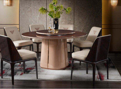 Esstisch Tisch Möbel Lehnstuhl Stuhl Set 5tlg. Gruppe Design Esszimmer