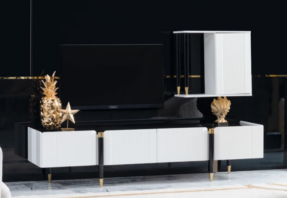 Sideboard Schrank tv Holz Lowboard Kommode Design Möbel Neu Wohnwand rtv Schrank