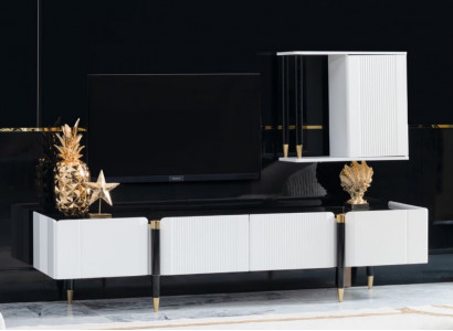 Sideboard Schrank tv Holz Lowboard Kommode Design Möbel Neu Wohnwand rtv Schrank