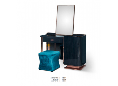 Schminktisch Holz Schwarz Konsolen Modern Design Möbel Luxus Schlafzimmer Neu