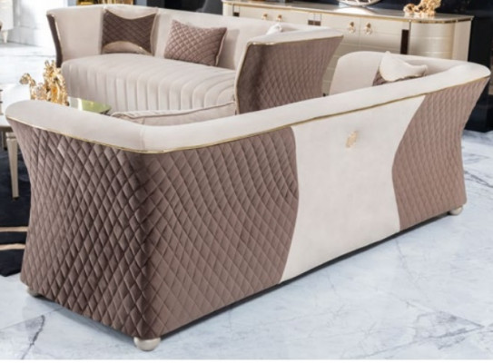 Polster Designer Möbel Dreisitzer Sofa 3 Sitzer Sofas Luxus Textil Couchen big