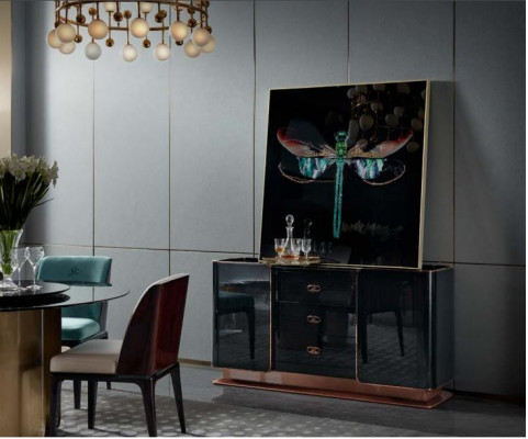 Stuhl Set 6 Stühle Esszimmer Holz Lehn Leder Einrichtung Design Möbel Luxus Neu