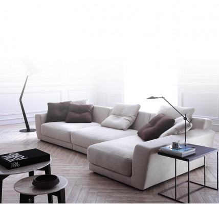 Design Ecksofa L form Couch Polster Textil Sofas Luxus Wohnzimmer