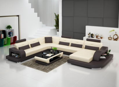 Ecksofa Sofa Couch Polster Eck Sitz Wohnlandschaft Garnitur U Form