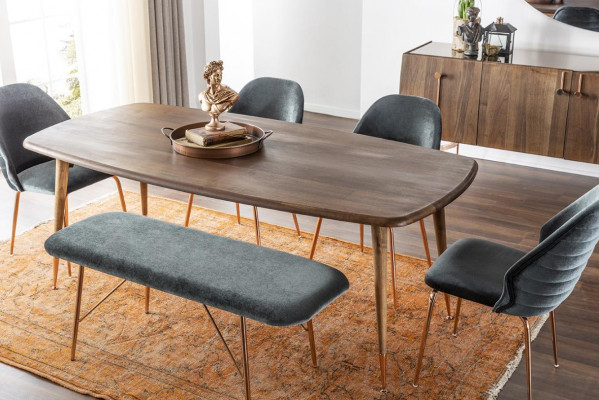 Essgruppe Esszimmer Esstisch Stühle Sideboard Set 10tlg Holz Braun