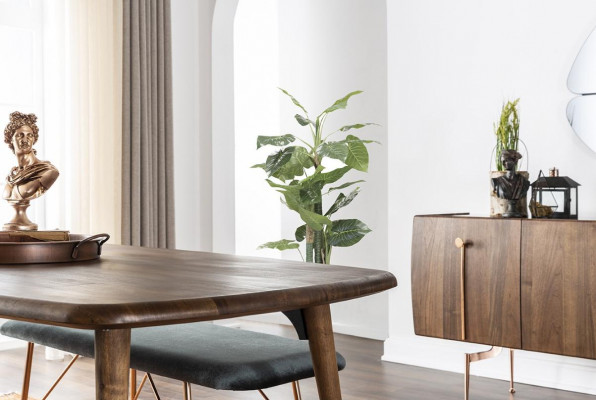 Essecke Essgruppe Esszimmer Esstisch Stühle Tisch Set 8tlg Holz Braun