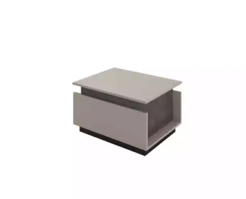 Graue Arbeitszimmermöbel Schreibtisch Sideboard Büromöbel Modern Holz