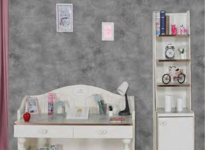 Bücherregal Schreibtisch Jugend Zimmer Möbel Regalen im Kinderzimmer 2tlg. Set