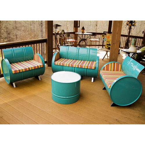 Sofa Set Industrielle Moderne Bank Eisen Textil Restaurant Bank Sofa Aluminium