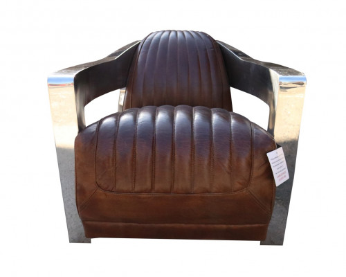 Aviator möbel Luxus Vintage Retro Shabby Lederstuhl Designer Sessel Sofa