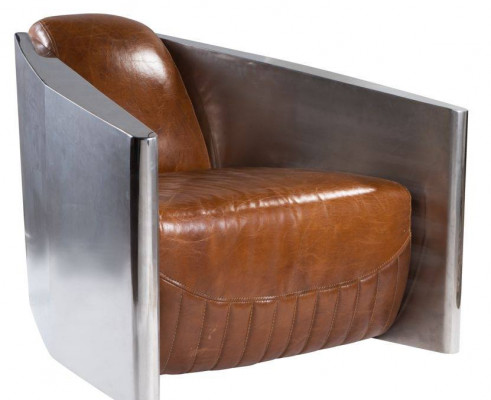 Vintage Ledersessel Braun Echtleder Retro Sessel Design Clubsessel