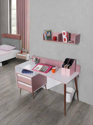 Komplett Jugendzimmer Kinderzimmer Set Tisch Bett Kleiderschrank Kommode 5tlg