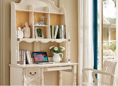 Schreibtisch Schrank Tische Bürotisch mit Schubladen PC Tisch Landhaus