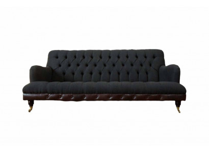 Dreisitzer Luxus Couch Polster Modern Sitz Sofas Zimmer Möbel Stoff Neu