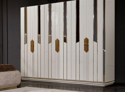 Garderobenschrank Kleiderschrank Holzschrank Moderne Schrank Weiß