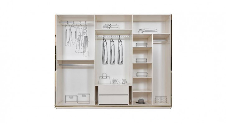 Garderobenschrank Kleiderschrank Holzschrank Moderne Schrank Weiß