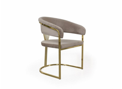 Komplette Esszimmerstühle Stühle Küchenstühle 6tlg Beige Luxus Gold