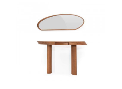 Modern Wohnzimmer Set Besteht aus Holz Konsolentisch und Spiegel 2tlg.