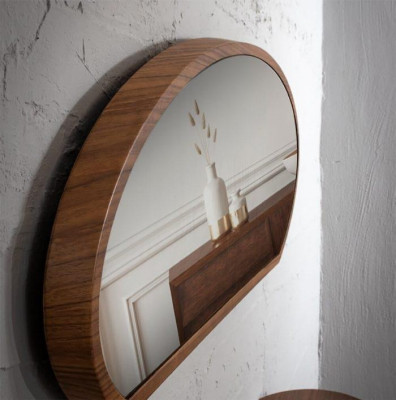 Modern Wohnzimmer Set Besteht aus Holz Konsolentisch und Spiegel 2tlg.