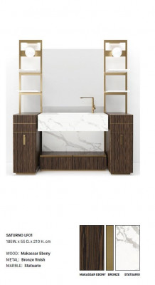 Brauner Badezimmerschrank Badezimmermöbel Badezimmerschrank Klassische Möbel