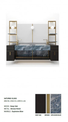 Schwarzes Italienisches Badezimmer Waschbecken Klassisches Kabinett Waschbecken