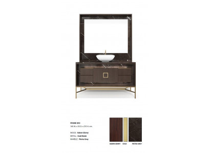 Brauner Badezimmerschrank Badezimmermöbel Klassische Möbel Badezimmerschrank