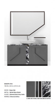 Grau Badezimmerschrank Badezimmermöbel Regal Badezimmerschrank Holzregale Möbel