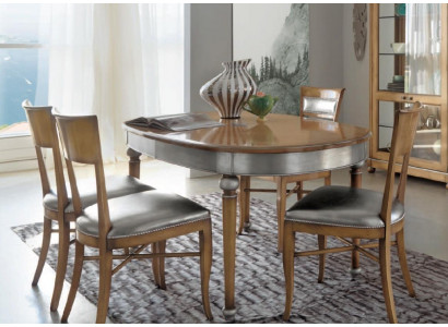 Möbel Einrichtung Gruppe Tisch + 4 Stuhl Set 5tlg. Esstisch Garnitur Esszimmer