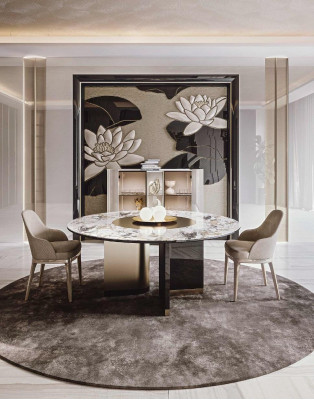 Esstisch 2x Stühle Esszimmermöbel Naturholzmöbel Design Möbel Tisch Esszimmer